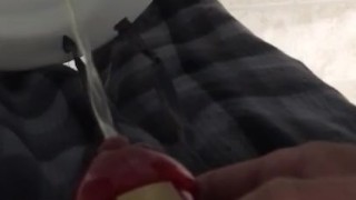 Cock Cage Pissing