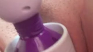 New vibrator is so powerful (makes me so wet)