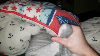 Cumming in my underpants, leaking cum