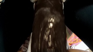 SUBMISSIVE HUSBAND- Huge Strapon