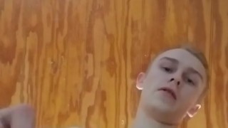 Twink Masturbates Up Close