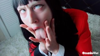 Yumeko Jabami Compulsive Ahegao Tease Omankovivi Hentai