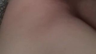 BBW MILF plays with new toy