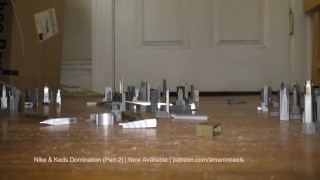 amaninheels | Giant Crossdresser | Keds and Nike Domination (Part 2-Teaser)