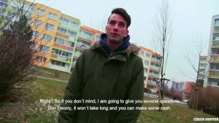 CZECH HUNTER 410 - Some Questions For Cash & Then Sex For Cash