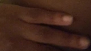 Playing with my fat pussy in the shower