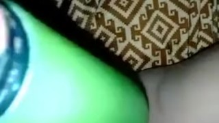 Horny milf has a vibrator during a lonely vacation