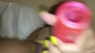 Dildo Squirt and moan