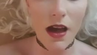 Watch sexy blonde as she cums during masturbation