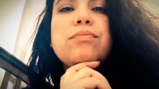 Giantess eats you for a snack.