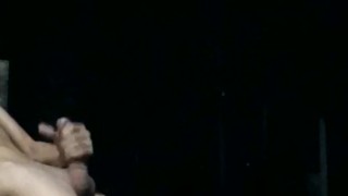 Andrei_B Outdoor Evening Roadside Jerk Off and Cumming Twice