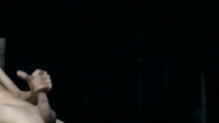 Andrei_B Outdoor Evening Roadside Jerk Off and Cumming Twice