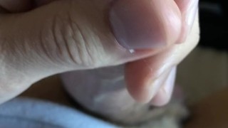 Playing with myself and precumming