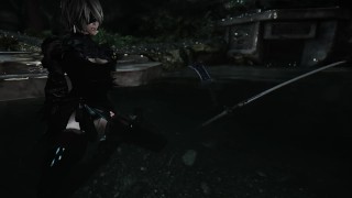 skyrim chaurus and 2B porn