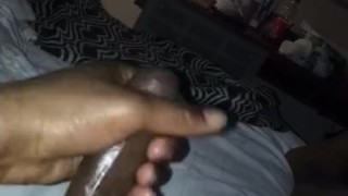 Papi beating his dick
