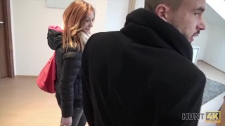 Hunt4K. Cuckold can’t stop his girlfriend selling her very hot body