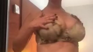 Sexy dancing in the hotel