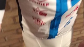 getting HORNY in Compression Shorts - My JOCK BULGE