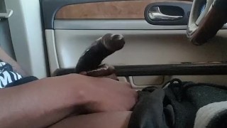Juicy bbc jacking off at public car wash ( Wife was at work )