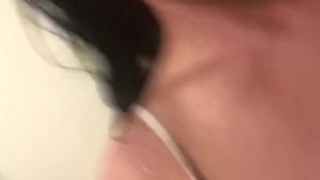 Sexy babe in shower!