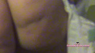 Ginabooty rubbing diaper on my big ass