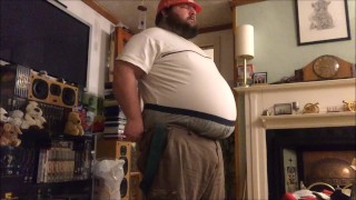 Worker Hogg home from work