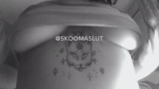 Lewd Teasing in Black & White