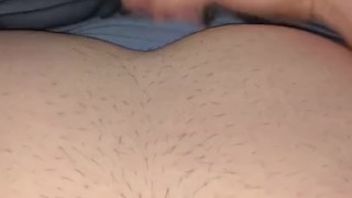 Chubby guy jerking