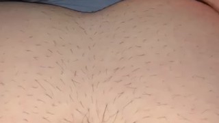 Chubby guy jerking