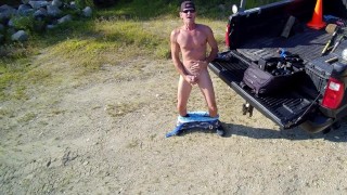 Drone Caught Me Spewing Jizz Naked On My Truck