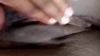 Ebony bbw shower play