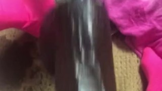 Watch me take a monster cock 12inches