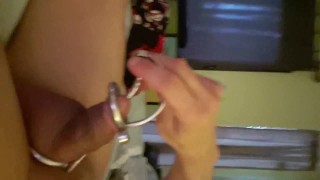 Sounding with cum
