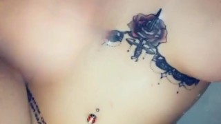 Kitten talks dirty to daddy