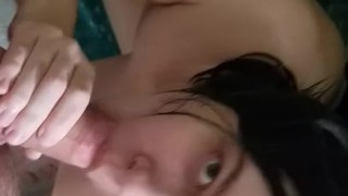 Cute teen teases dick in the shower
