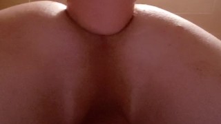 Anal training day, no lube needed:)