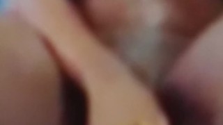 Fat Juicy Pussy Squirts with toy