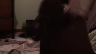 Big Daddy Don Stroke his Big black cock u and cum a lot