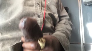 BigDaddyDon Cum in coach bathroom