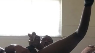 STROKING AND FINGERING MYSELF W/ CUMSHOT!!!
