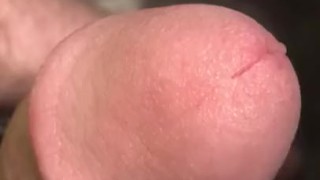 Throbbing hard cock at work