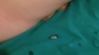 My teen girlfriends pussy after taking my cock rough and like a good slut