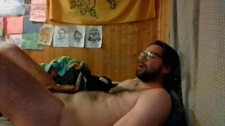 cumming with vibrating butt plug