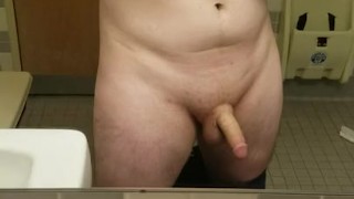 Playing with soft dick in plubic