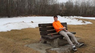 almost caught, sucking cock in public