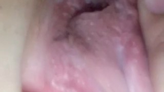 horny lesbian teen and her wet creamy pussy