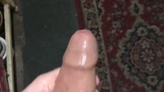 Jerking my thick cock with some moans