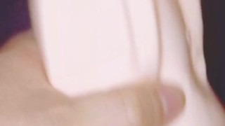 Fleshlight tryout cut in half ´cuz I want my cum to be seen!