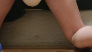 Diaper fag fills his diaper