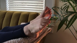 Very Cute Feet Scrunching For You Wrinkled Soles